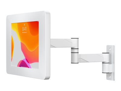 CTA Mounting kit (articulating arm, enclosure) for tablet lockable white wall-mountable 