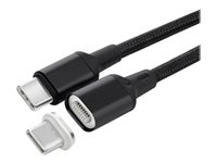 MicroConnect USB 3.2 Gen 1 USB Type-C kabel Sort