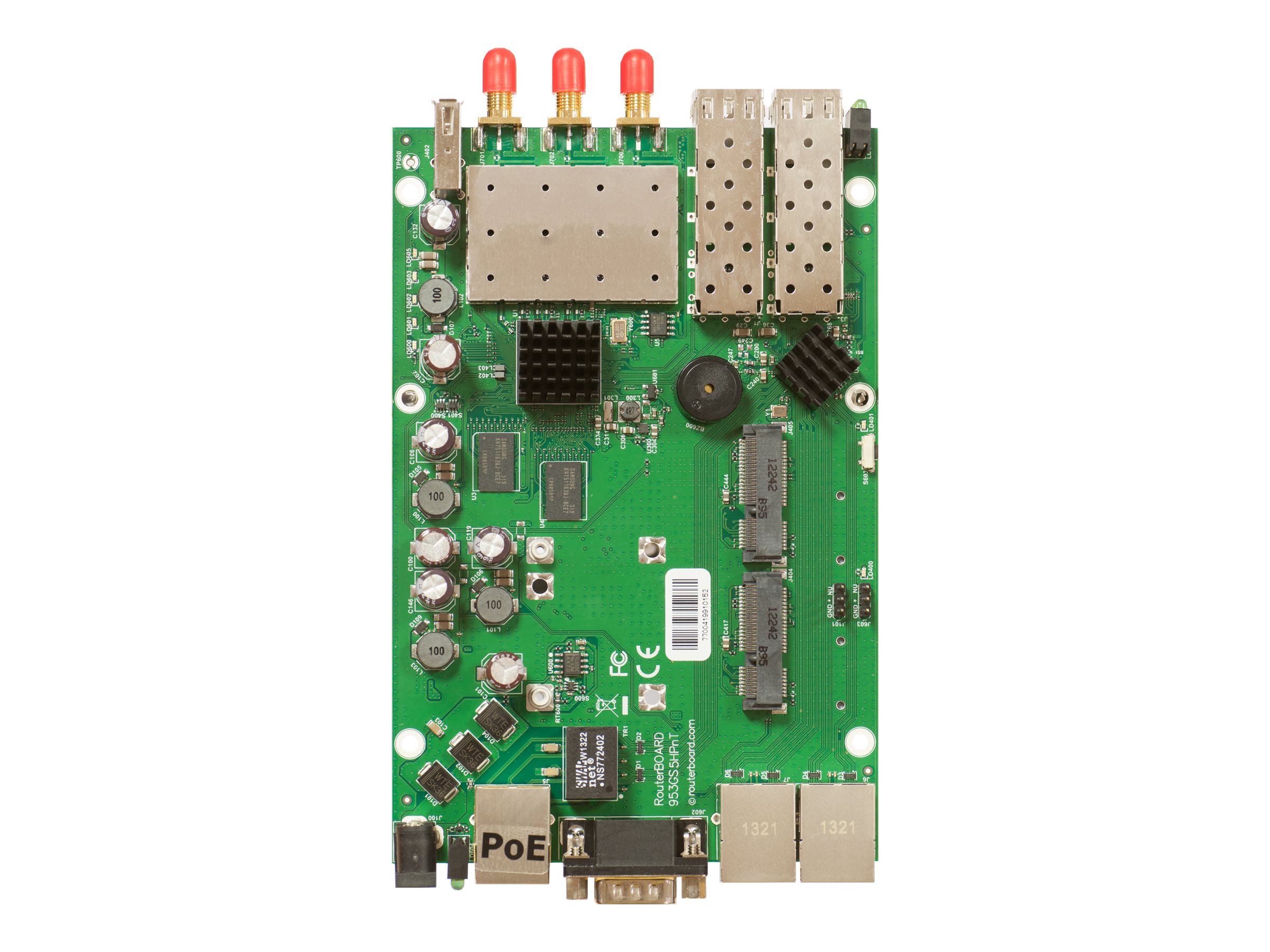 MikroTik RouterBOARD 953GS-5HnT-RP wireless router Wi-Fi Product shot Top 79050