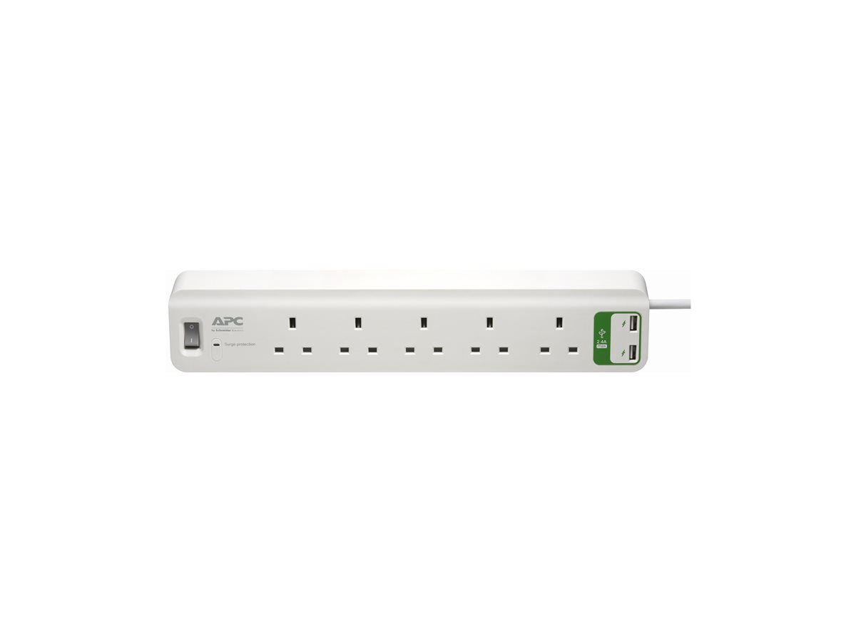 SurgeArrest 5 outlets w 2x USB 230V UK – foto 3