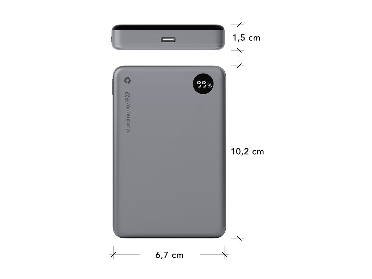 B2C 10K mAh Power Bank LED – foto 3