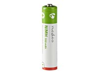 Nedis AAA type Batterier til generelt brug (genopladelige) 700mAh