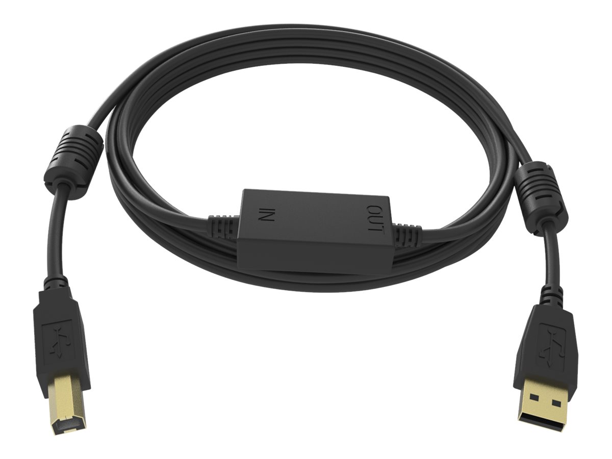 Vision Professional USB 2.0 USB-kabel 15m Sort