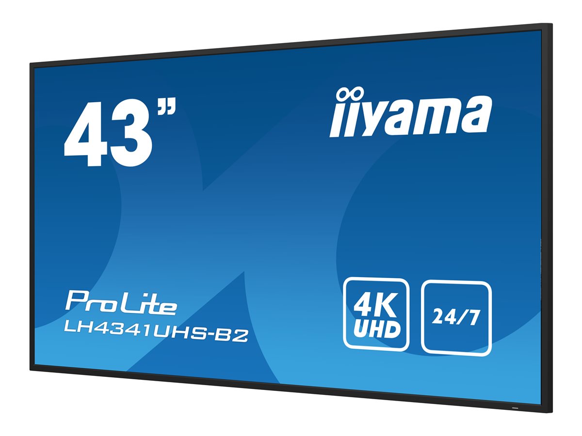 iiyama ProLite LH4341UHS-B2 43" Třída (42.5" zobrazitelný) displej LCD s LED podsvícením - 4K - pro digital signage – foto 3