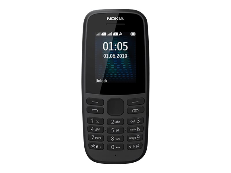 Nokia 105 (2019) Dual SIM 4 MB negro 4 MB RAM