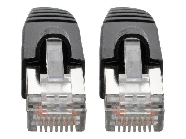 Eaton Tripp Lite Series Cat6a 10G Snagless Shielded STP Ethernet Cable (RJ45 M/M), PoE, Black, 3 ft. (0.91 m)