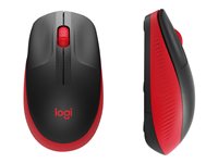 LOGI M190 Full-size wireless mouse Red