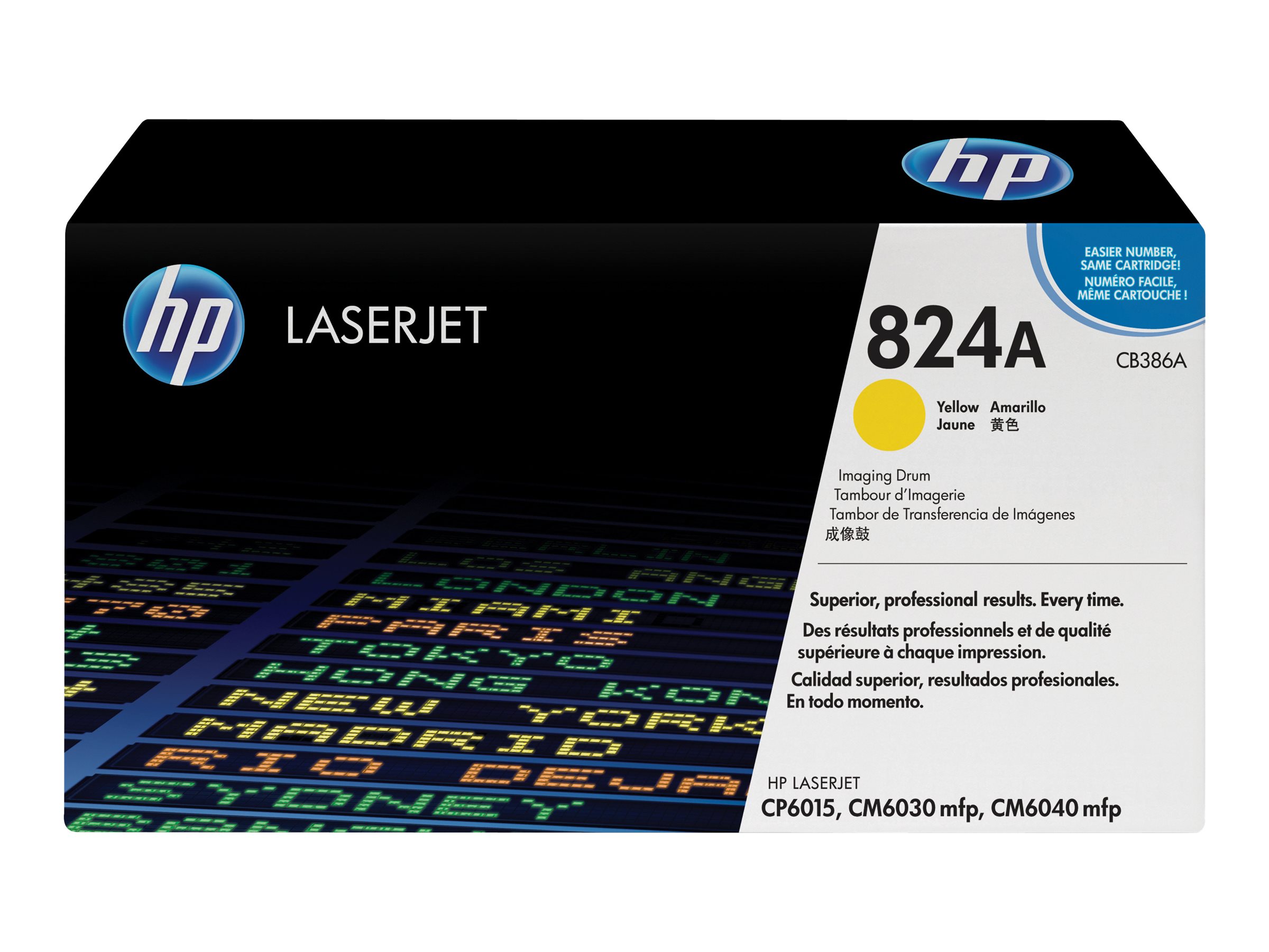 HP 824A yellow original drum Usage / lifestyle Front 72785