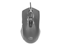 Manhattan - mouse - USB-A - black