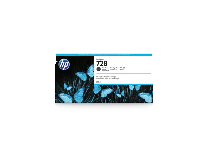 HP 728 300-ml Matte Noir