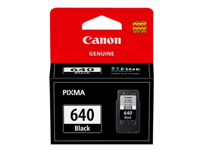 Canon PG-640 black original ink Product shot Front 79200