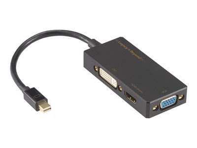 SIIG Mini DisplayPort to 4K HDMI/DVI/VGA 3-in-1 Adapter