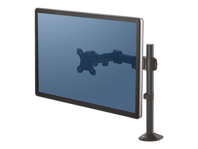 Image of Fellowes Reflex Single Monitor Arm - mounting kit - adjustable arm - for Monitor - black, RAL 9017