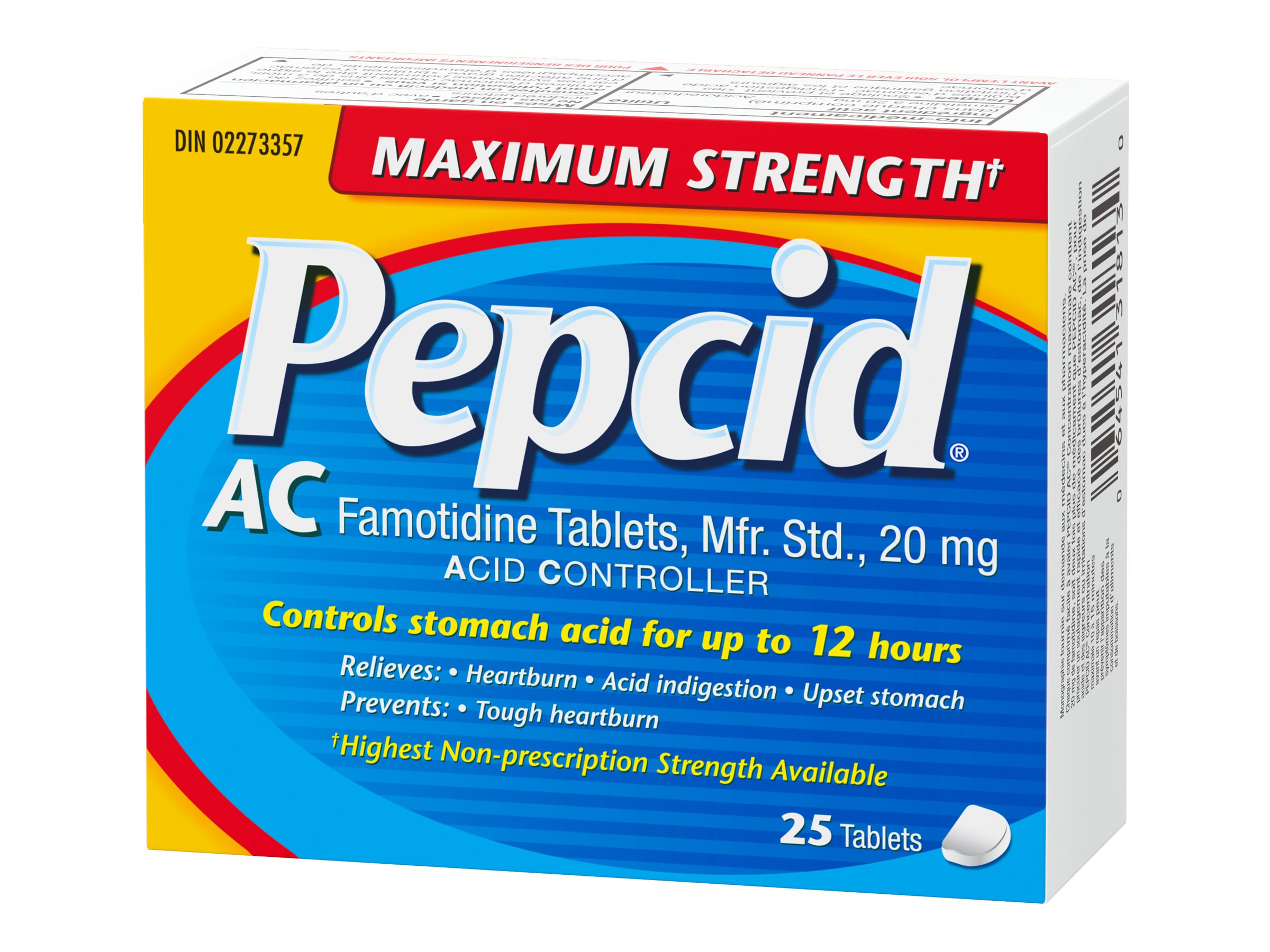 Pepcid AC Acid Controller Maximum Strength Tablets - 25's