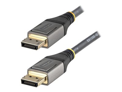 StarTech.com 16ft (5m) VESA Certified DisplayPort 1.4 Cable, 8K 60Hz HDR10, Ultra HD 4K 120Hz DP Video Cable, DisplayPort to DisplayPort Cable, DP Cord for Monitors/Displays, M/M