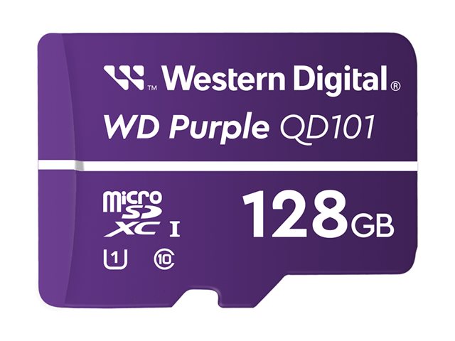 WD Purple 128GB SC QD101 microSD WDD128G1P0C-85AEL0