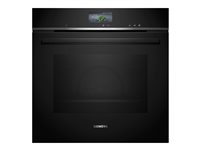 Siemens iQ700 Sort rustfrit stål Elektrisk ovn 71liter Klasse A+ Ovn