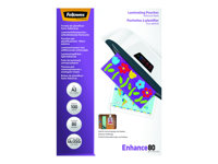 FELLOWES POCHETTES A3-DOS ADHESIF-80