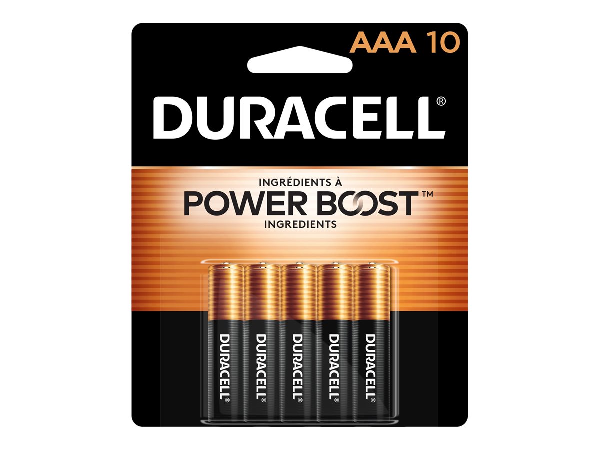 Duracell Coppertop AAA Alkaline Batteries - 10 pack