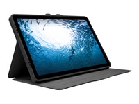 Targus Click-In - Étui à rabat pour tablette - polyuréthanne thermoplastique (TPU), polycarbonate (PC) - noir 
