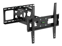Eaton Tripp Lite Series Display TV Wall Monitor Mount Arm Swivel/Tilt 26" to 55" TVs / EA / Flat-Screens bracket - for flat panel - black