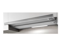Elica Elite 14 LUX GRIX/A/90 - Hætte - teleskopisk - bredde: 89.8 cm - dybde: 28 cm - udtrækning og recirkulation (-) - rustfrit stål/sølv