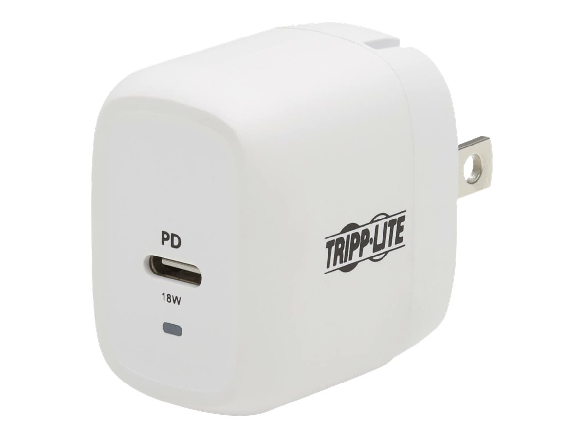 Tripp Lite USB-C Wall Charger Compact with 4 ft. USB-C to Lightning Cable