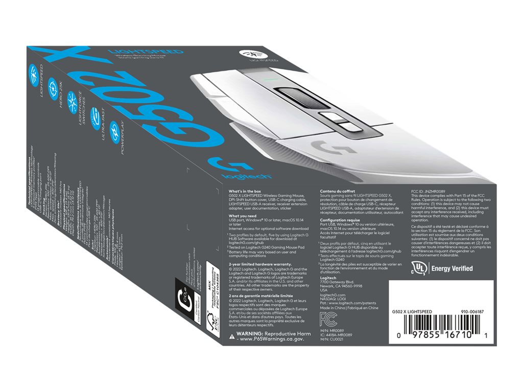 Logitech G G502 X LIGHTSPEED