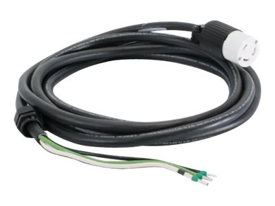 APC InfraStruXure Whips - power cable - bare wire to NEMA L6-30 - 7.6 m