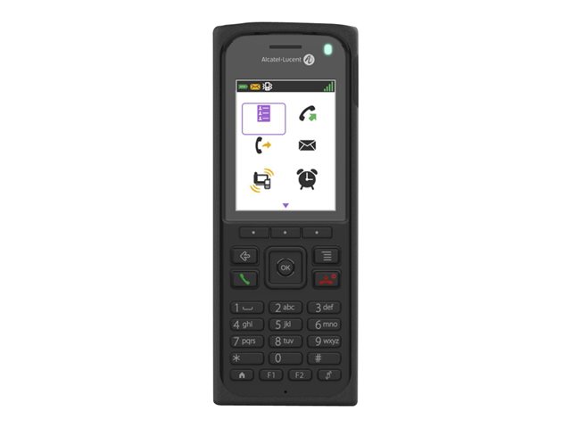 Alcatel-Lucent 8262 DECT - Schnurloses Digitaltelefon - Bluetooth-Schnittstelle - IP-DECT\GAP - Schwarz (3BN67345AA) – Alcatel