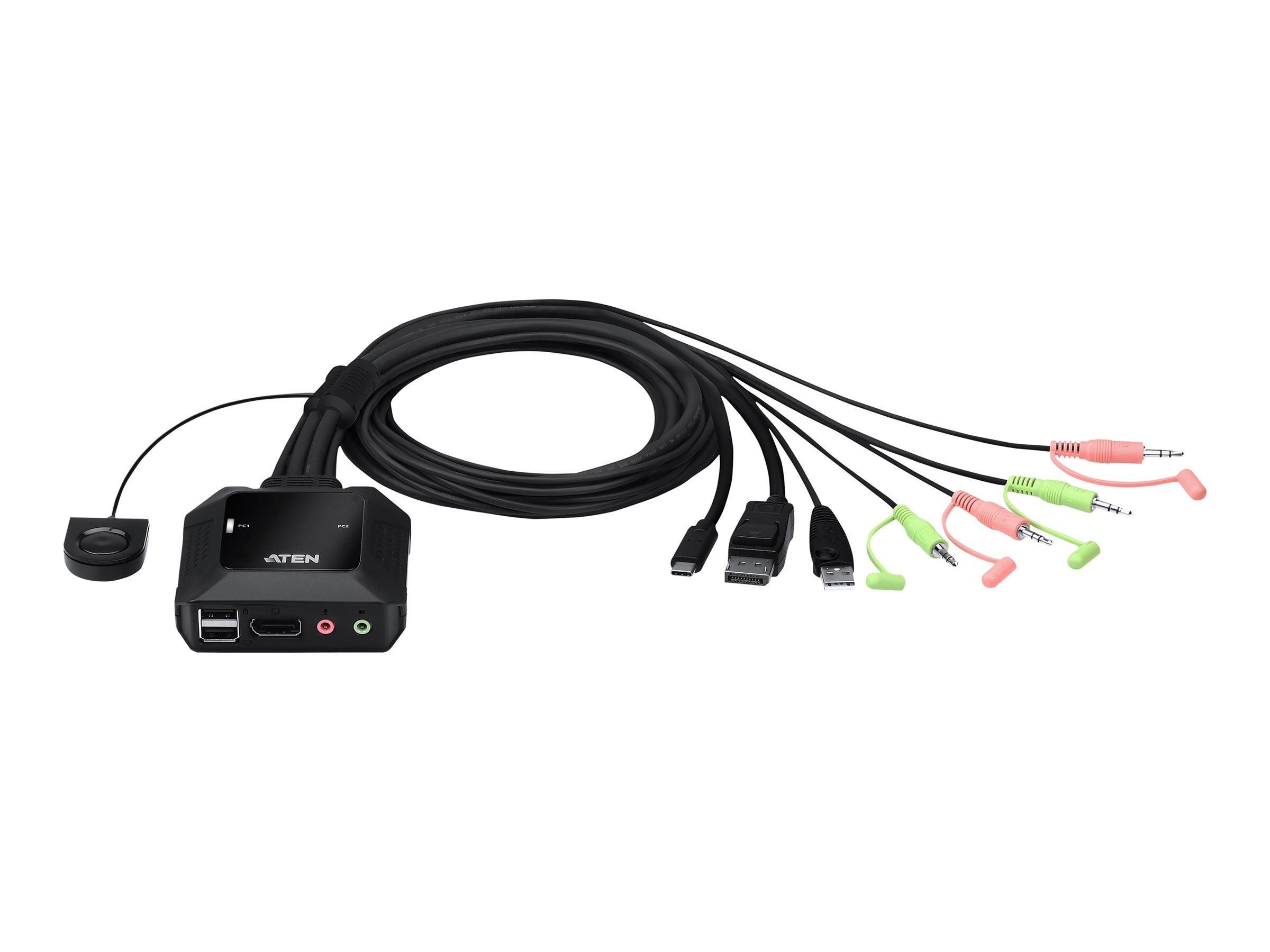ATEN CS52DP Hybrid - KVM / audio / USB switch
