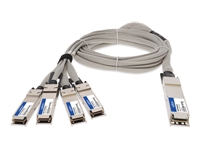 AddOn - Câble d'attache direct 400GBase-CU - Conformité TAA - OSFP pour QSFP56 