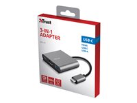 TRUST Adaptateur DALYX USB-C 3 en 1 HDMI