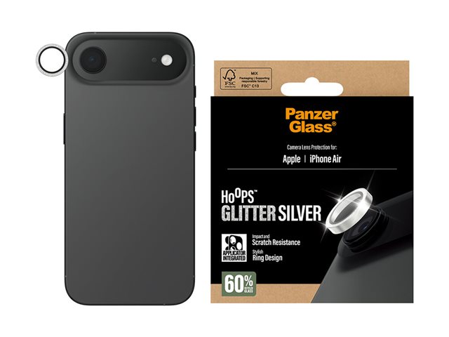 PanzerGlass Hoops Apple iPhone Air třpytivě stříbrné – foto 5