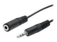 StarTech.com Câble d'extension audio stéréo de 3,5 mm (M/F) - 1,8 m - Noir (MU6MF)