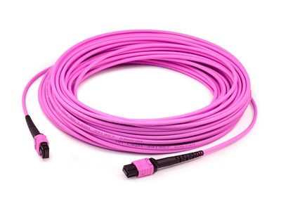 ADDON 2.5M MPO (FEMALE) TO MPO (FEMALE) CROSSOVER MAGENTA OM4 OFNR (RISER-RATED)