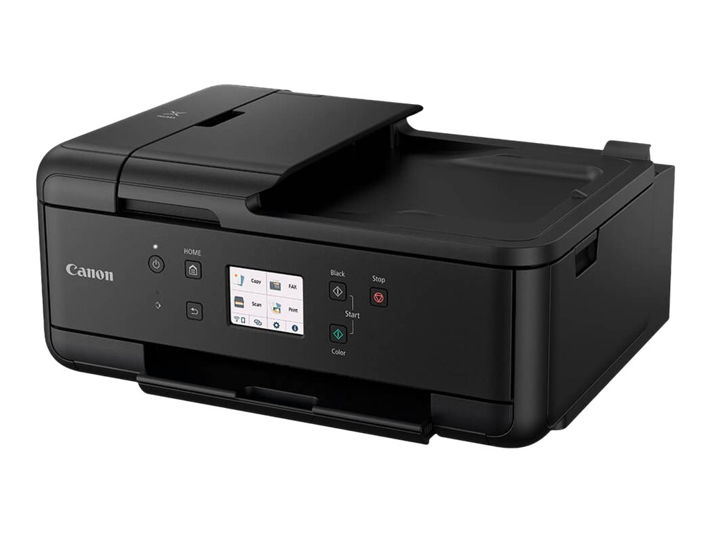 Canon PIXMA HOME OFFICE TR7660 multifunction printer Product shot Right-angle 79700