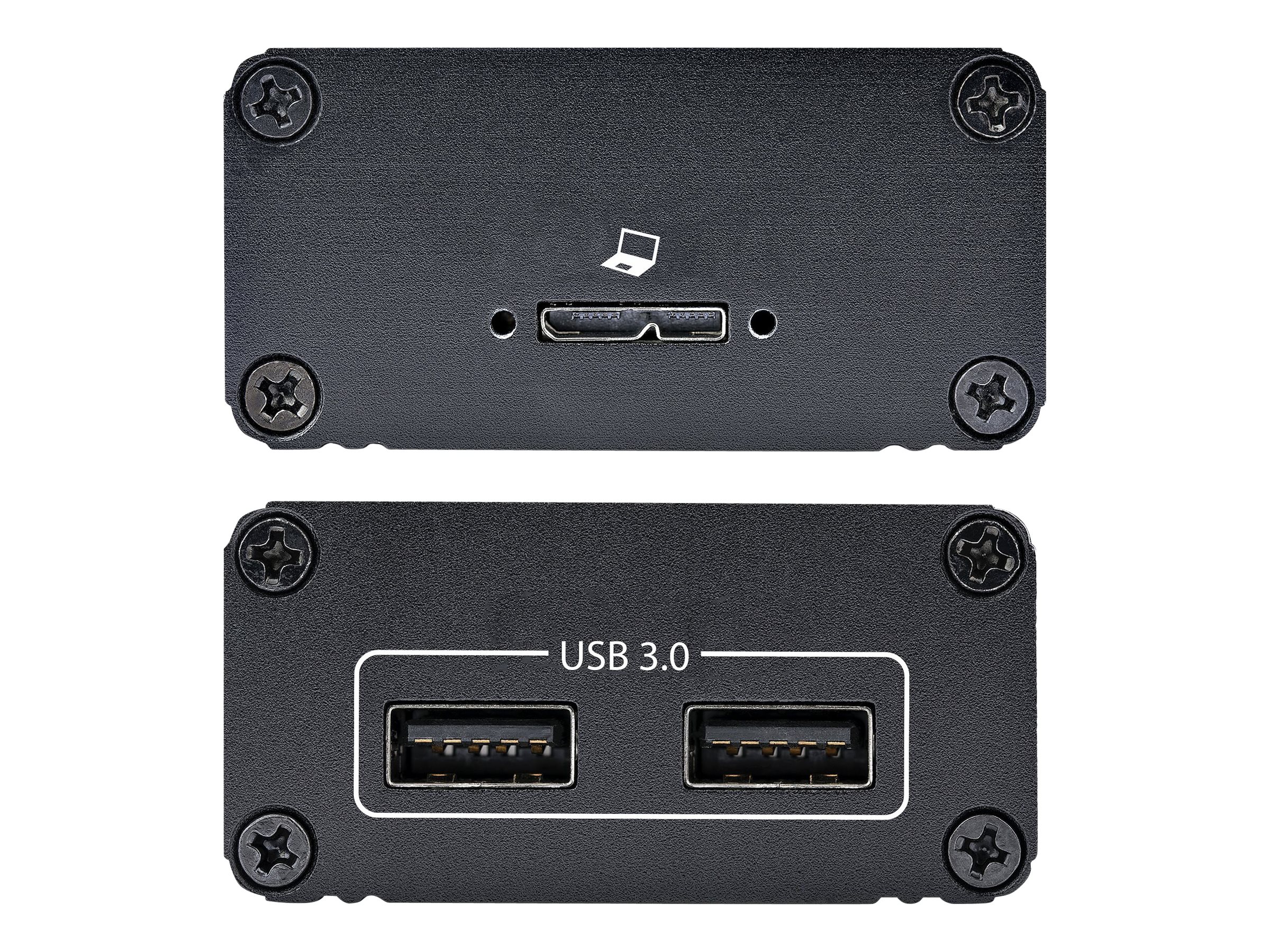 StarTech.com 2-Port USB 3.0 Extender over OM3 Multimode Fiber, LC/LC, 2x  5Gbps USB-A Hub, 350m (1150ft) Range, Durable USB Fiber Optic Extender,  Incl.