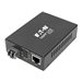 Eaton Tripp Lite Series Gigabit Multimode Fiber to Ethernet Media Converter, POE+