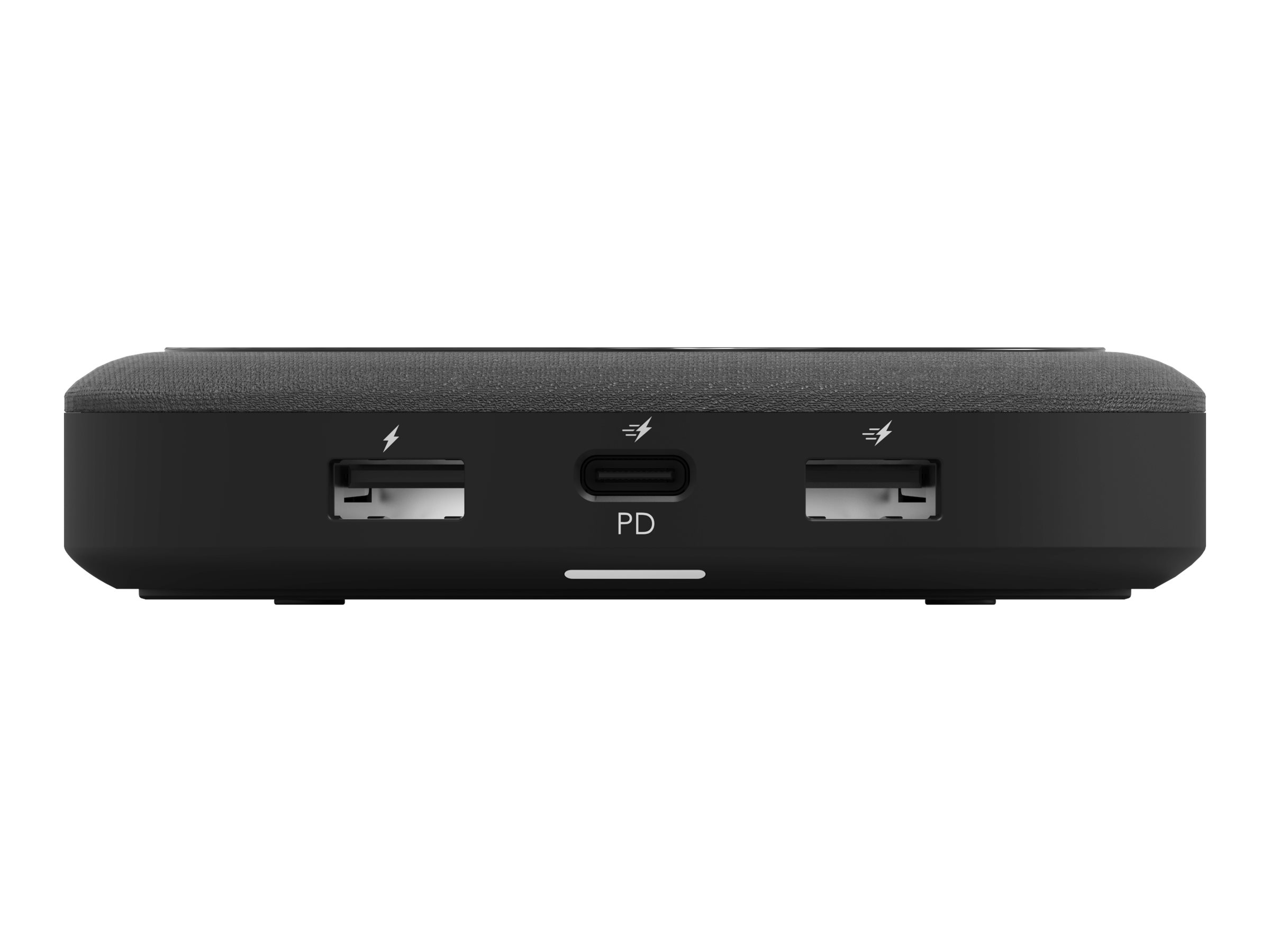 mophie wireless charging mat / power adapter + AC power adapter 2 x USB USB-C 60 Product shot Right-angle 980000
