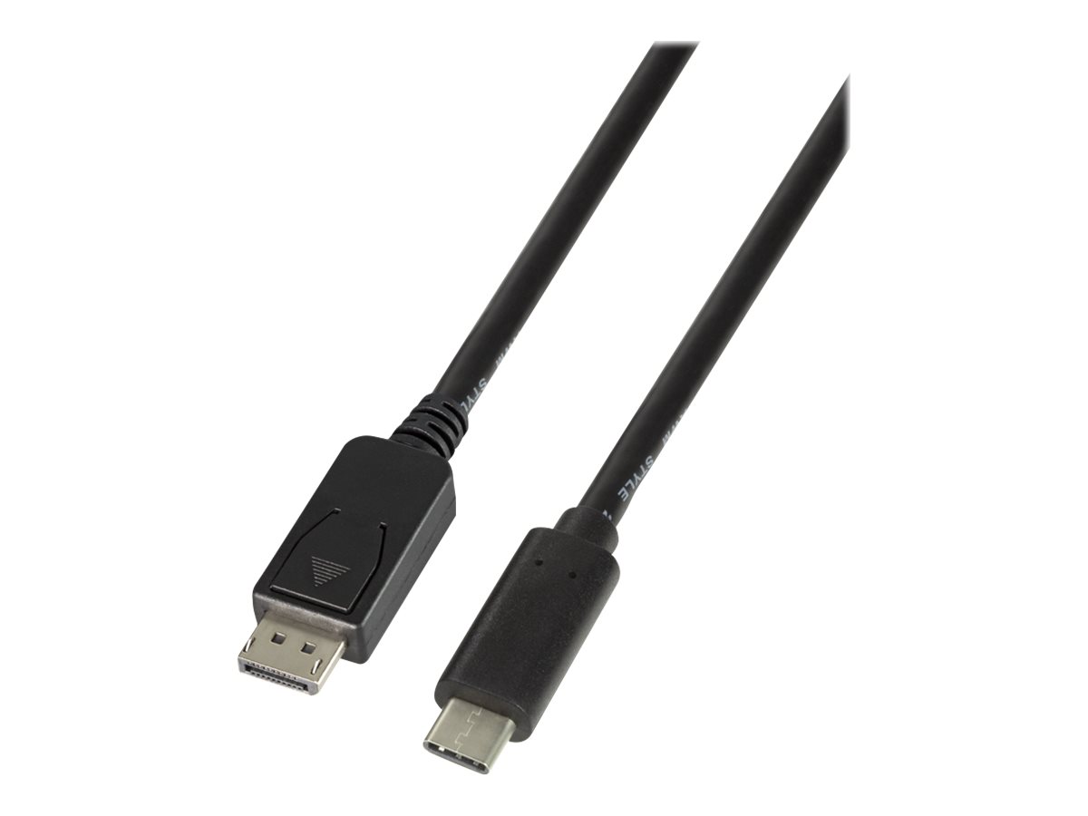 Kabel adapter LogiLink UA0336 USB-C - DisplyPort 1.2, czarny 3m