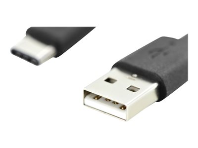 DIGITUS USB 2.0 Anschlusskabel Typ C -A St/St 1.0m, sw