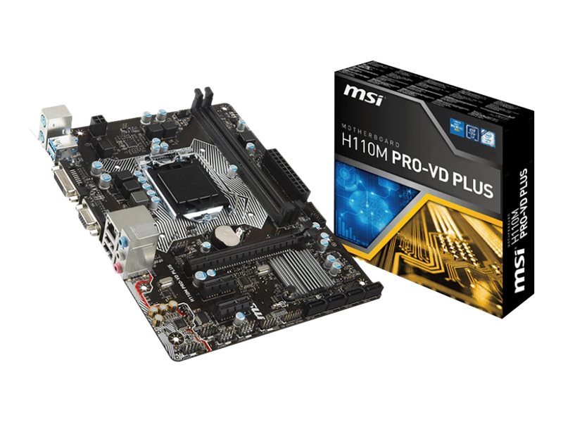 ★動作品★ msi H110M-PRO-VH MSI H110M PRO-VD PLUS | Overview, Specs, Details | SHI