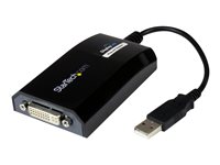 StarTech USB to DVI Adapter - 1920x1200 - External Video & Graphics Card - Dual Monitor Display Adapter Cable - Supports Mac 