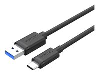 Unitek USB 3.0 USB Type-C kabel 3m Sort
