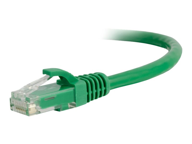 C2G 1ft Cat6a Snagless Unshielded (UTP) Network Patch Ethernet Cable-Green