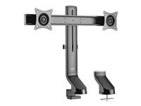 Eaton Tripp Lite Series Dual-Display Monitor Arm with Desk Clamp and Grommet - Height Adjustable, 17' to 27' Monitors Monteringssæt 2 LCD displays 17'-27'