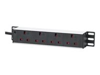 Intellinet - power distribution unit - horizontal, with LED power indicator - 3250 Watt