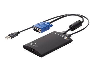StarTech.com Crash Cart Adapter - 1920 x 1200 - Portable Laptop USB 2.0 to KVM Console (NOTECONS01) - KVM switch - 1 po…