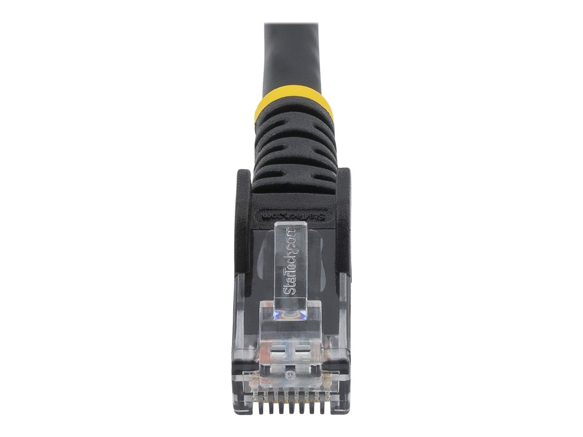 StarTech.com 2m LSZH CAT6 Ethernet Cable, 10 Gigabit Snagless RJ45 100W PoE Network Patch Cord with Strain Relief, CAT 6 10GbE UTP, Black, Individually Tested/ETL, Low Smoke Zero Halogen - Category 6 - 24AWG (N6LPATCH2MBK) - patch kabel - 2 m - černá – foto 2